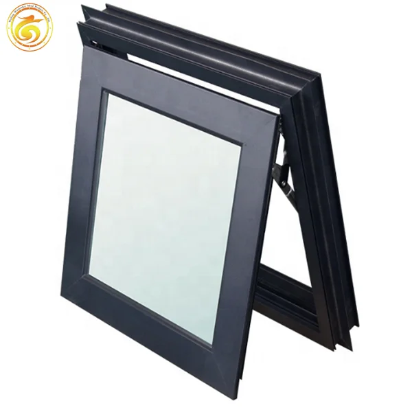 Customized Double Glazed Aluminum Sound Proof Awning Window for House Awning Windows With Screen