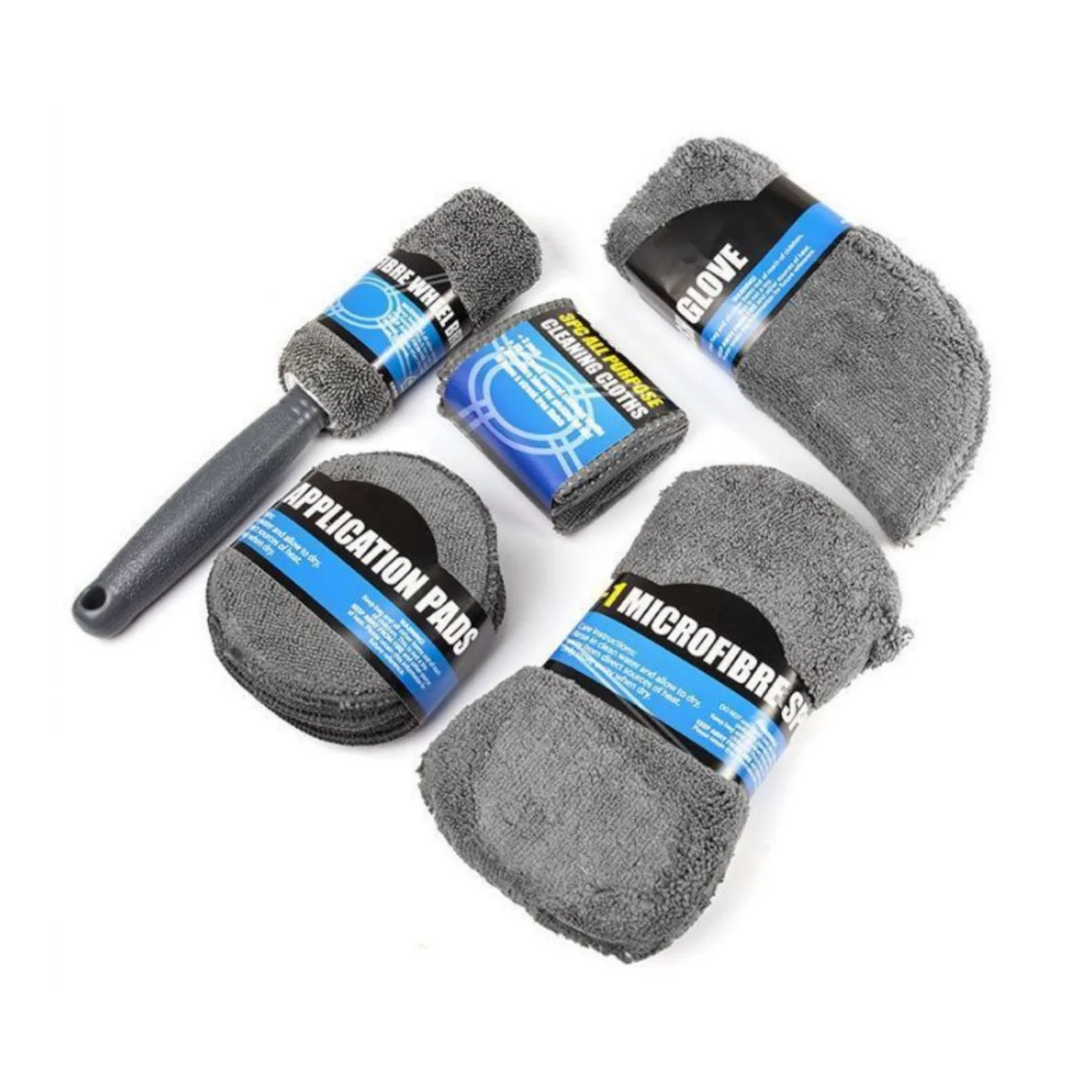 9PC Car Detailing Brush Set Auto Polishing Brush Professional Car Care Kit Car Wash Brush Kit For Interior Exterior Wheels