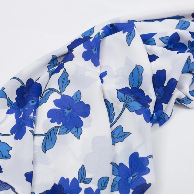 Hot Sale Cheap Factory Price 100%Tencel chiffon fabric design pleated crepe