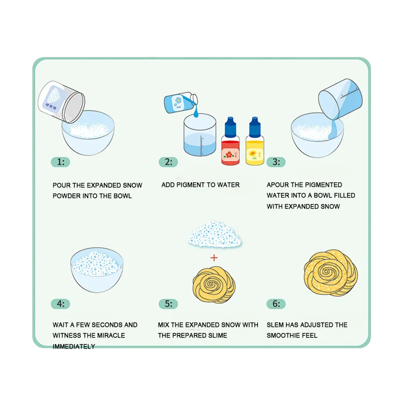 2024 Accept Custom Educational  Toy Glitter Glue Diy Slime Kit Putty Toy  For Kids With Plastic Fly Accessories