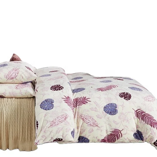 
Factory Directly sale Cheap Price Bedsheets Printing King size 100% polyester flannel bed set 