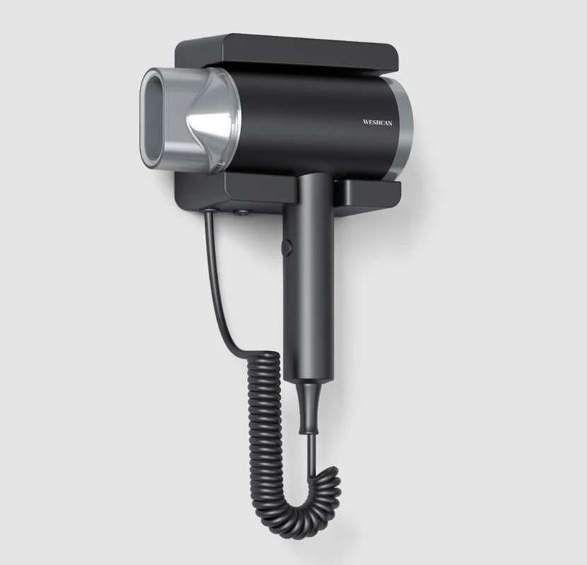 Factory Wholesale Wall Mounted Hair Dryer Hotel Room Special Air Blow Dryer