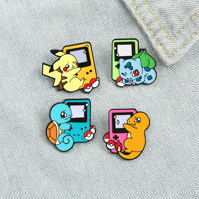 Spot New Products Hot Selling Bulk Custom Pokmon Anime Cartoon Hard Soft Enamel Pins
