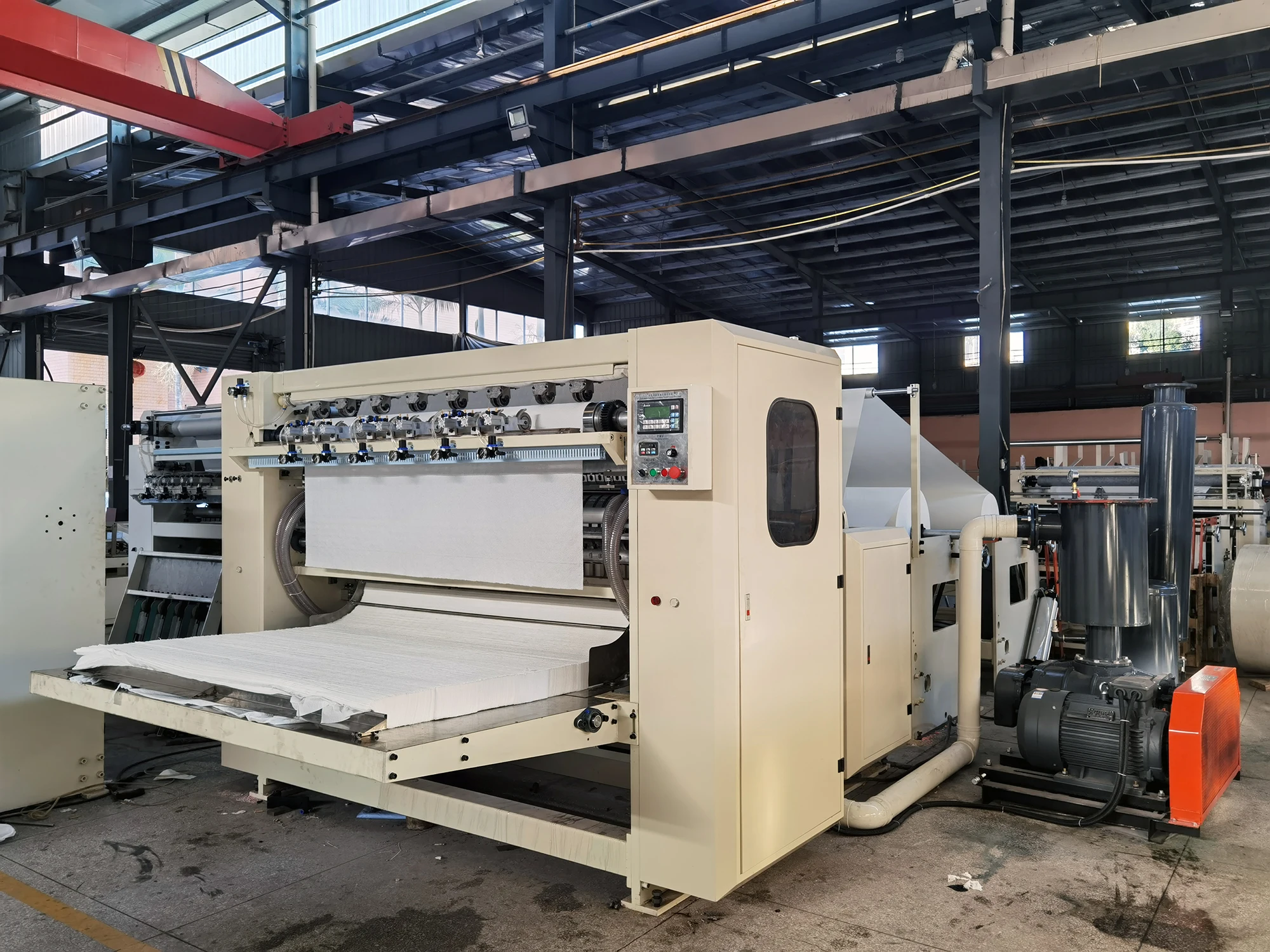 Automatic Paper Folding Machine Box drawing Facial Tissue Paper Making Machine