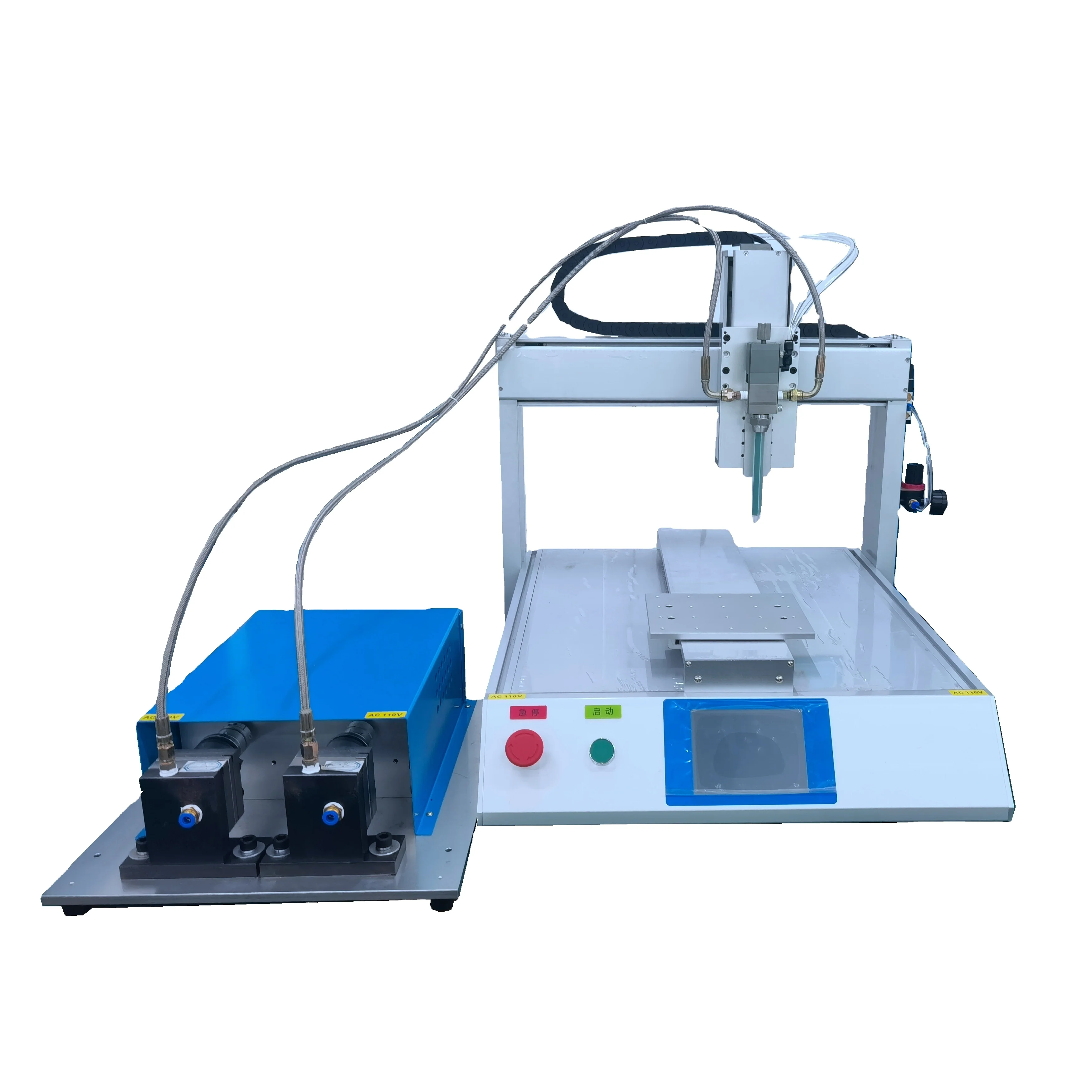 Epoxy Doming Machine 3D Silicone Adhesive Dome Label Dispensing Machine Automatic Epoxy Sticker Doming Machine