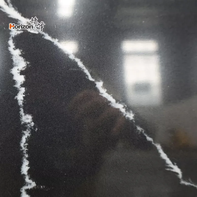 Engineered Quartzo Quartz Surface Slabs Horizon Countertop Quartz Stone