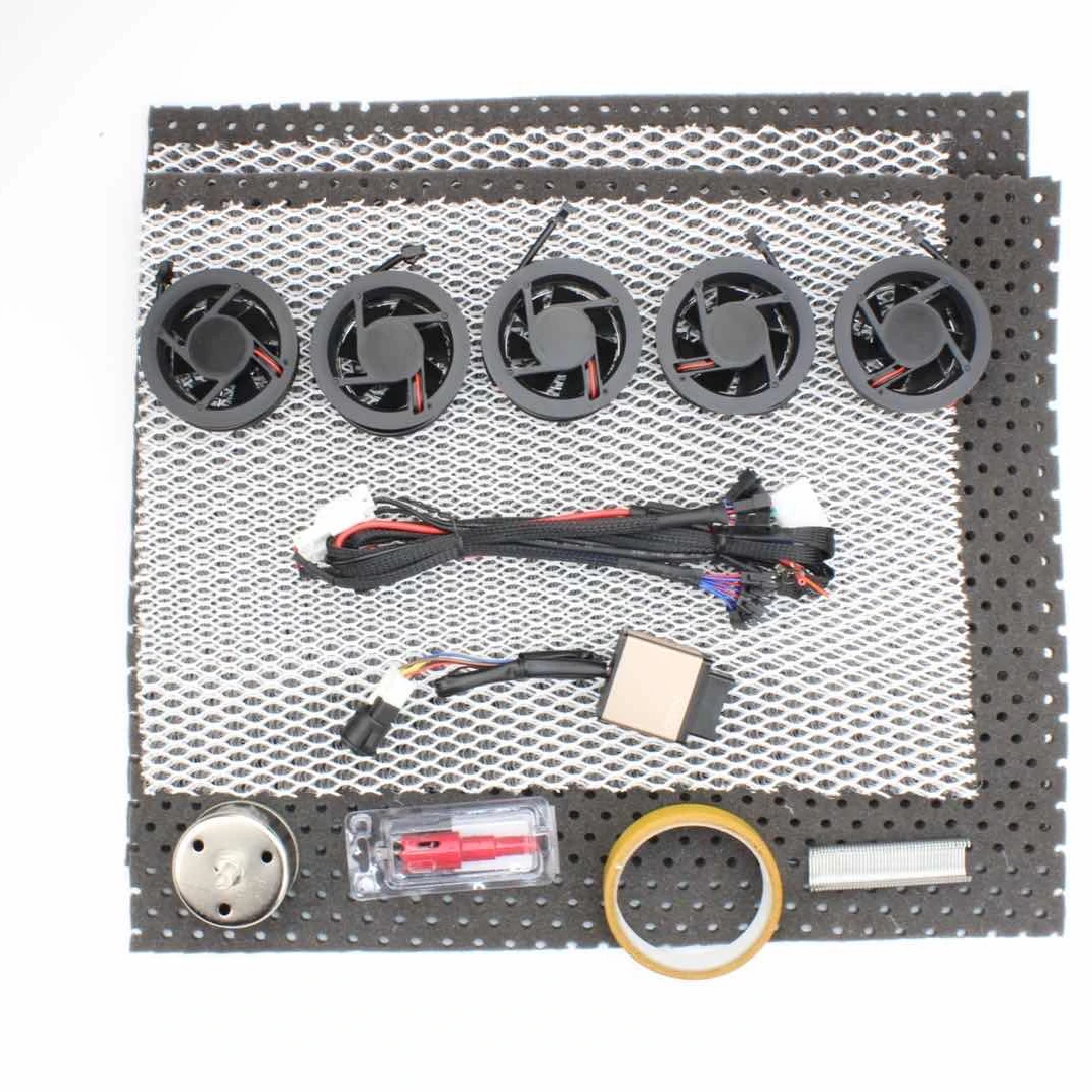 Best custom auto seat comfort 5 fan air condition cooling seat ventilation cooler  system with 3 level round switch for Toyota