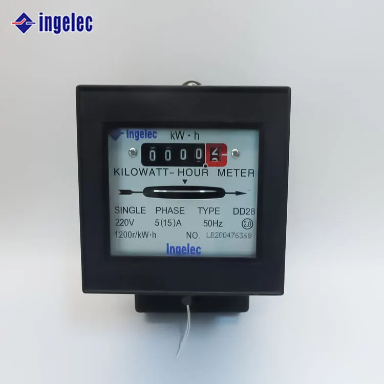 Ingelec Household Electricity Single Phase 10A 220V Electric Meter Electronic Single Phase Electricity Meter