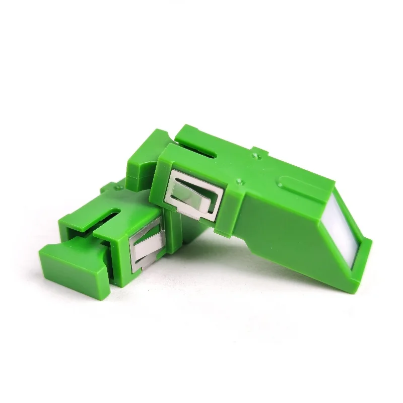 Fiber Optic Connector SC/APC Transparent Fiber Optic Shutter Adapter Factory Supply Patch Cord High Quality APT FTTH Network