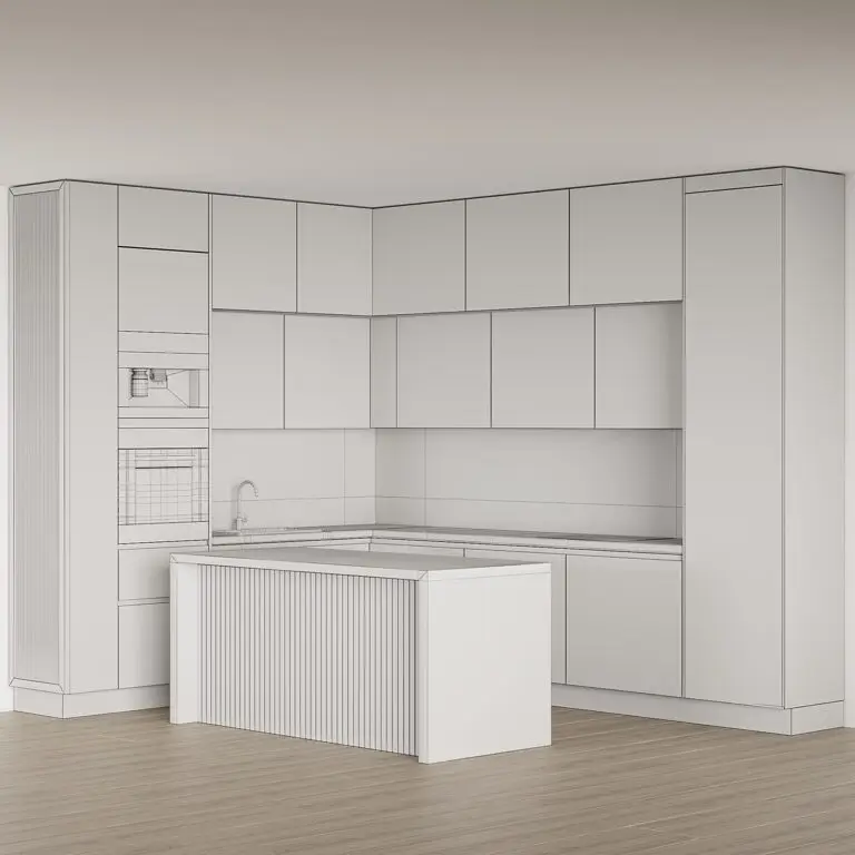 PINAI European Unit Small Furniture Whole Smart Kitchen Organizers Cabinet Set Accessories Furniture