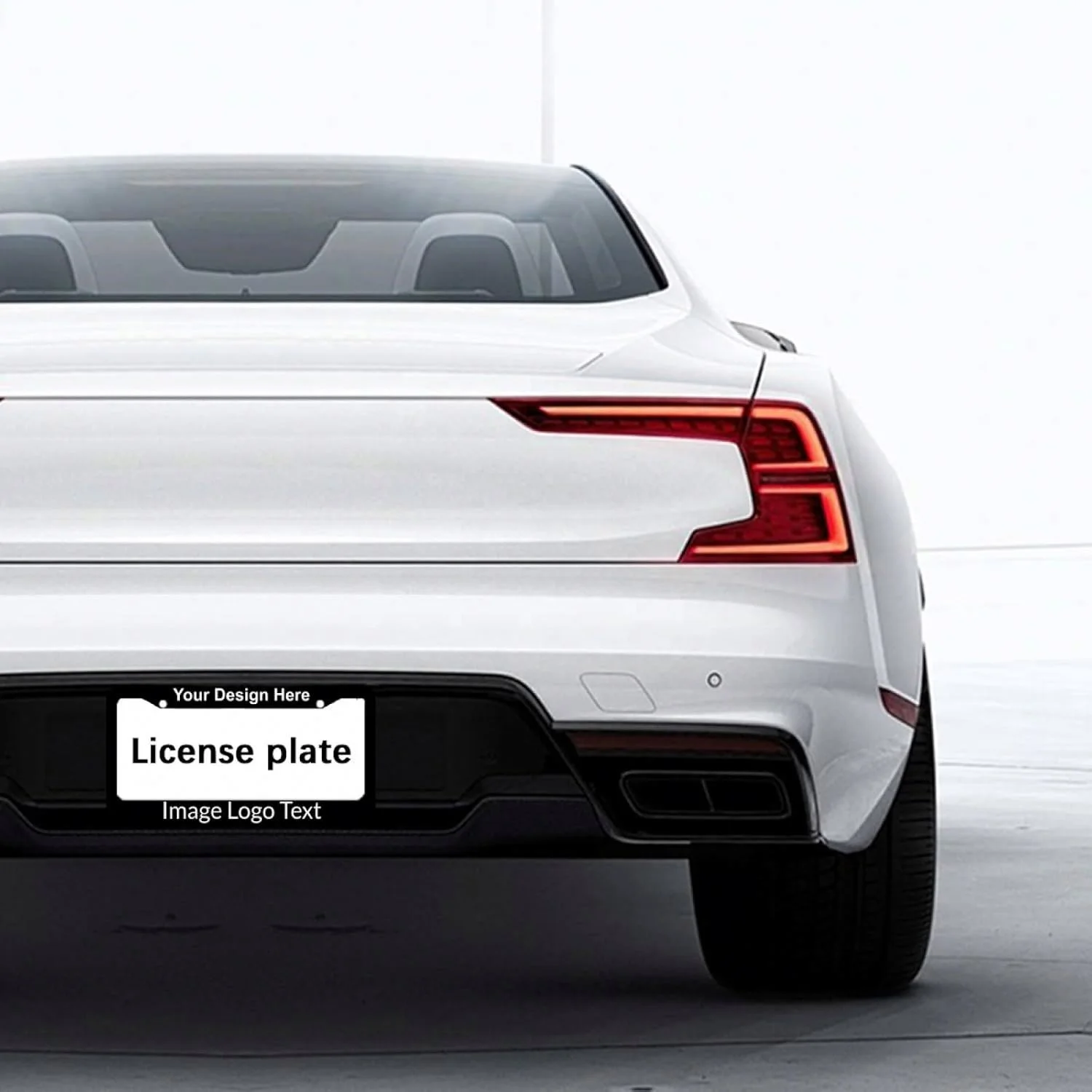 High Quality Alloy Car License Plate Frame/Holder Cover License Plate Frames Car Number License Plate Frame With Custom Logo