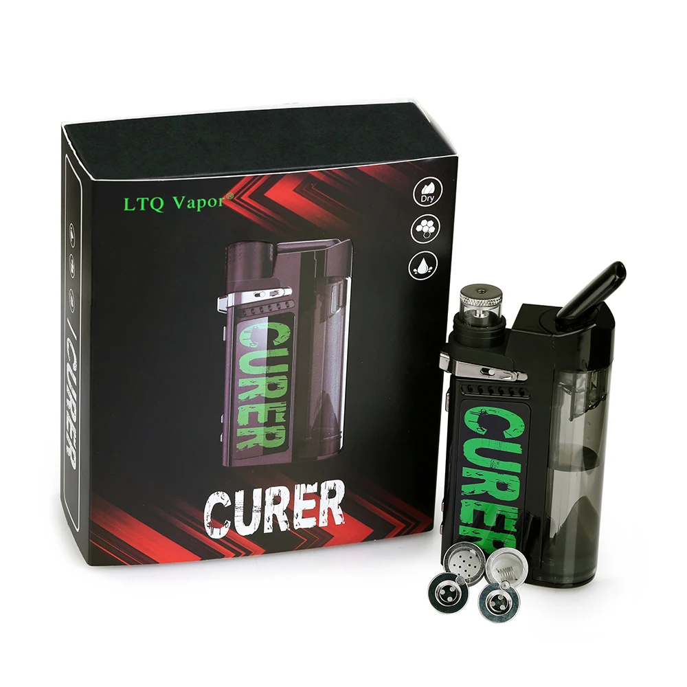 
Curer kit Dry herb vaporizer wax vape pen with mini water bong 