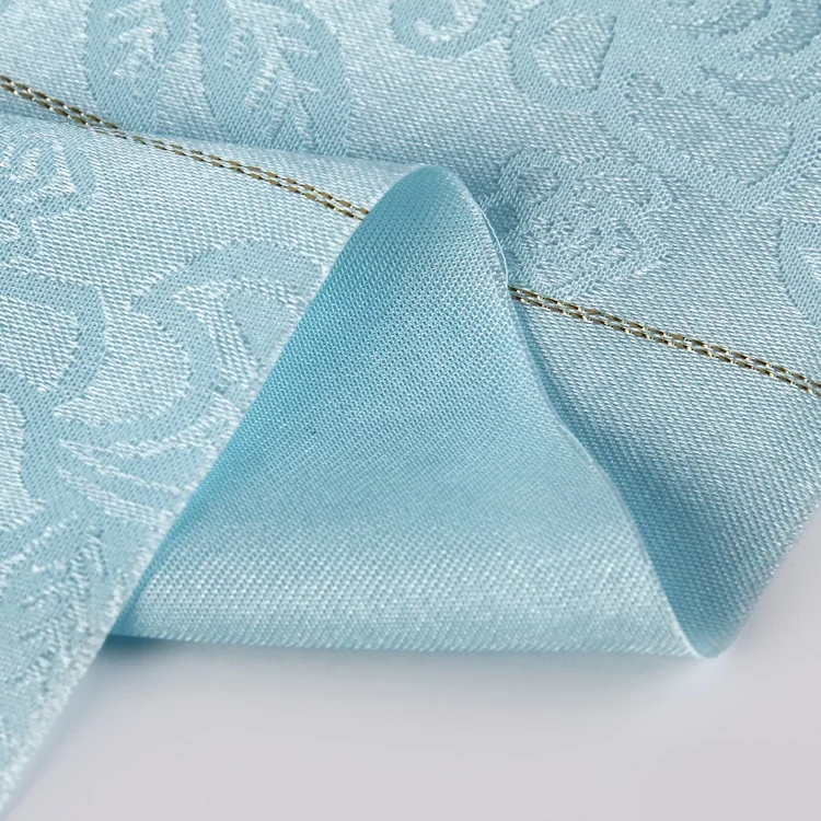 Suiting jacquard textiles brown dyed mikado stain fabric for wedding dress