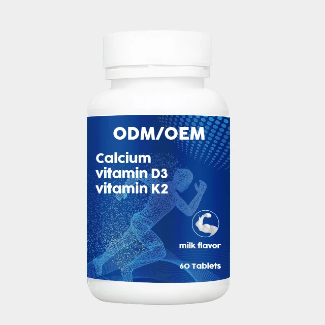 OEM/ODM Health Supplement Calcium Vitamin d3  k2 Tablets For Bone Health and lmmune
