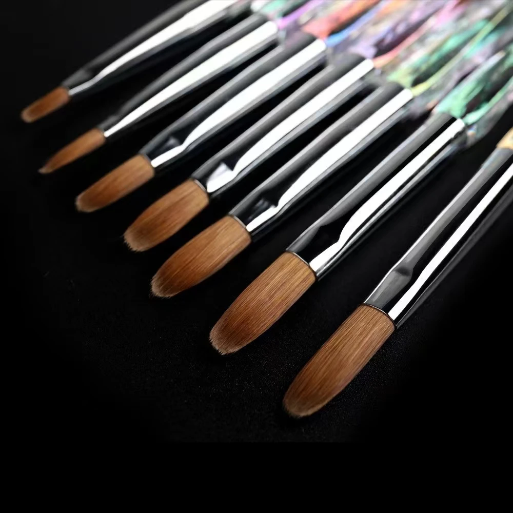 Professional Nails Art Carving Pen Kolinsky Sable Acrylic Nail Brush