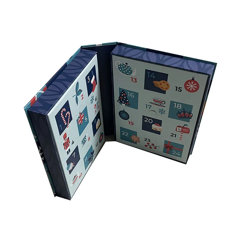 2024  personalized christmas tea candy packing advent calendar