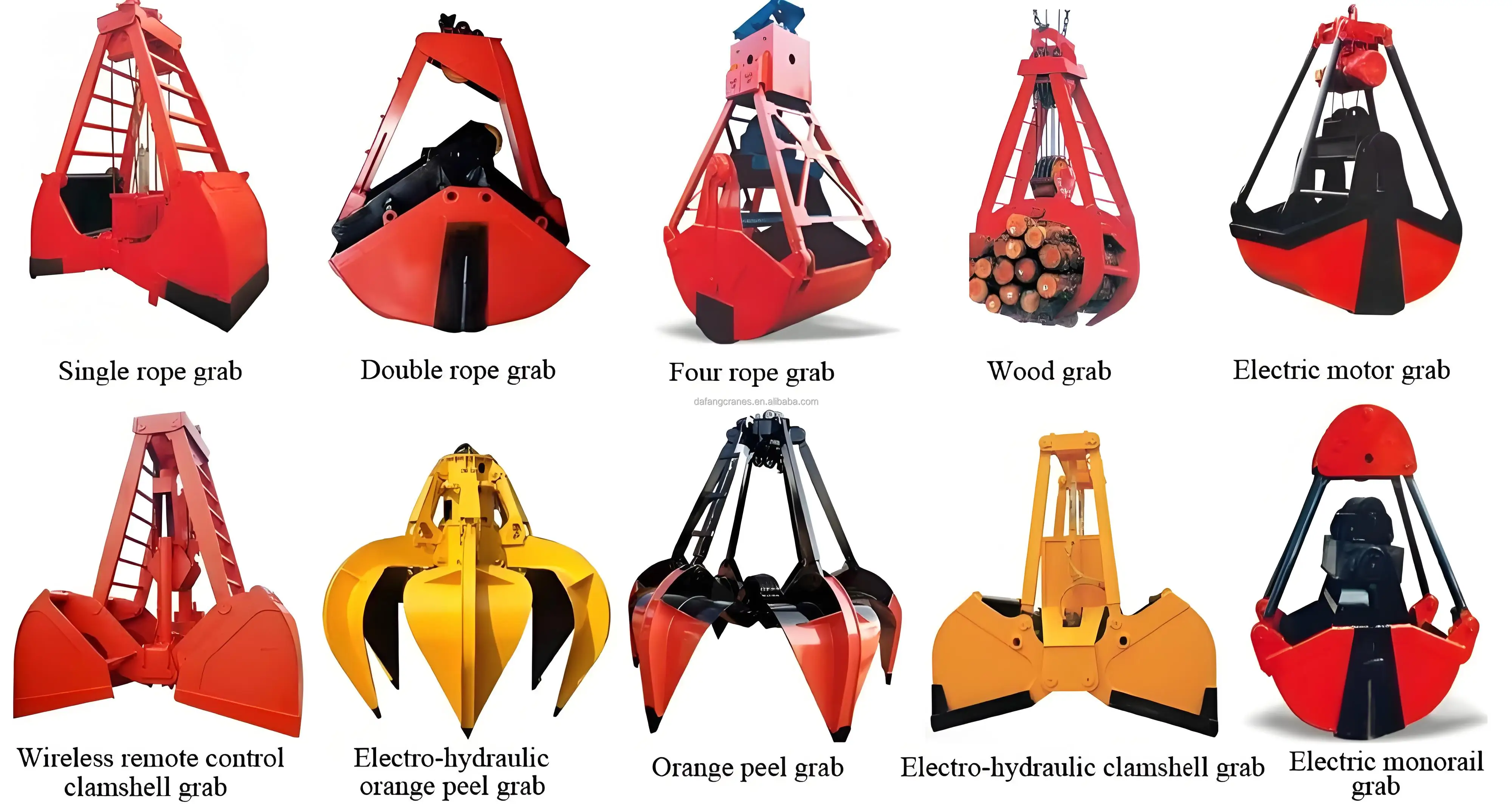 Металлический металлолом апельсиновой корки одинарный двойной четырехканатный захват Электрический гидравлический