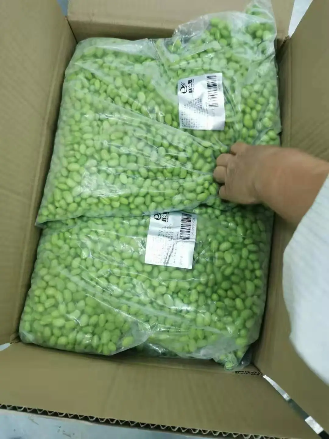 Frozen Sweet Corn 10KG/Bag IQF Whole and Peeled Green Peas Vegetables Kernel Processing Type
