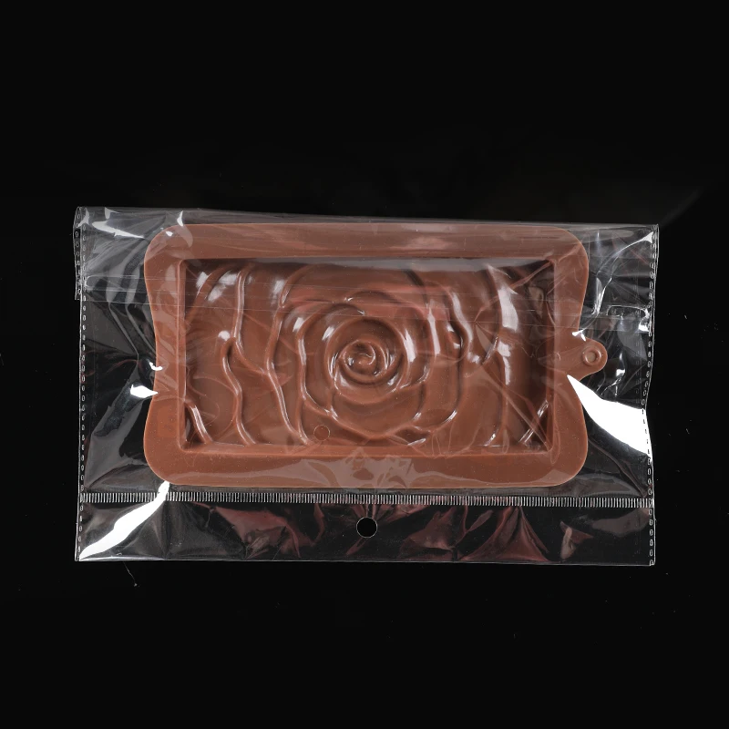 Rose Flower Shape Silicone Chocolate Moulds Non Stick 3D Baking Mold Tools Versatile Food Grade Silicone Molds for Chocolate