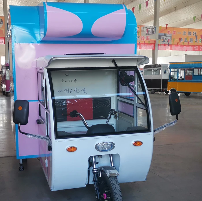 solon electric  hotdog cart tricycle with covered