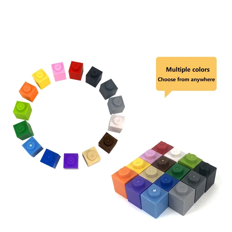 Wholesale 1*1 High Bricks Kids Unisex Creative Educational DIY MOC Building Block Toy Compatible with Accessories Particles 3005