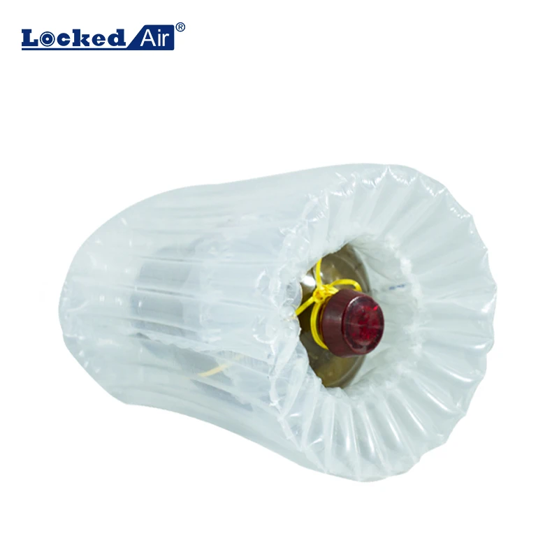 Custom shockproof air cushion inflatable milk powder wine air column bag