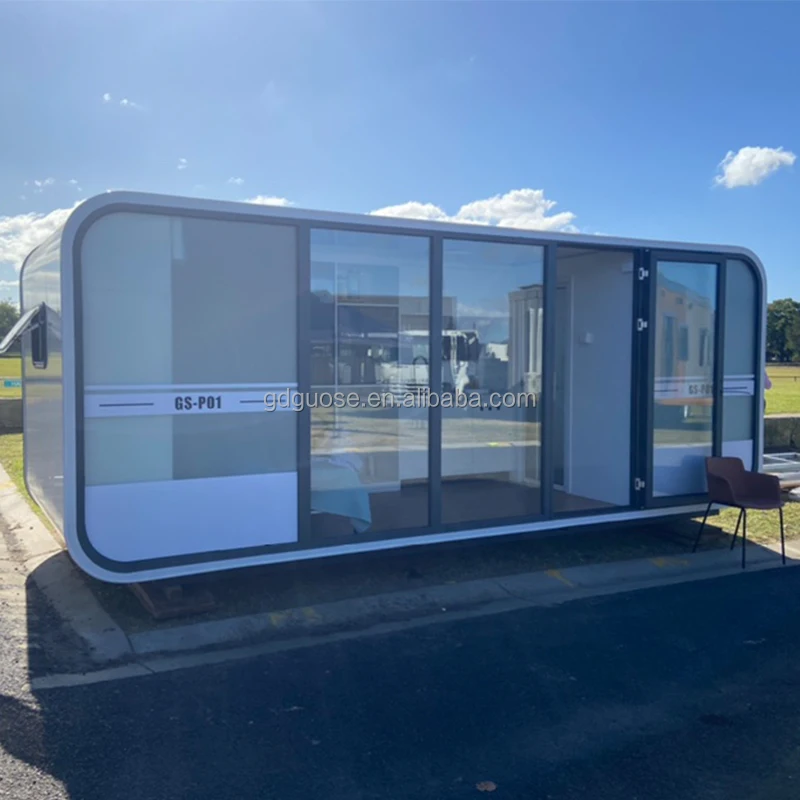 Современный 20 футов и 40 крошечный дом сборный офисный блок стальная конструкция Мобильная рабочая кабина для отелей популярная уличная каюта яблок