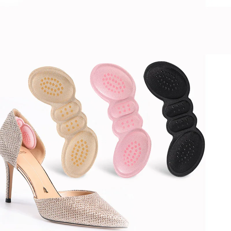 Heel Insoles Pain Relief Cushion Anti-wear Adhesive Feet Care Pads Heel Sticker Heel Liner Grips Crash Insole Patch