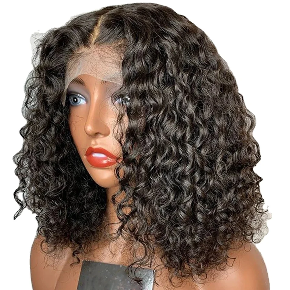 Brazilian Pineapple Wave Full lace Human Hair Wig Lace Front, Hd Transparent Lace Wig Vendors, 13x4 Lace Frontal Lace Wig