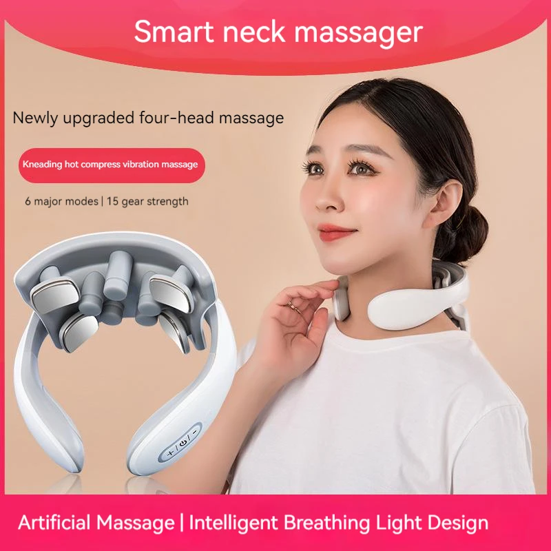 2023 Hot Neck Massager Shiatsu Neck Shoulder Massager Neck and Back Massage Devices Wireless