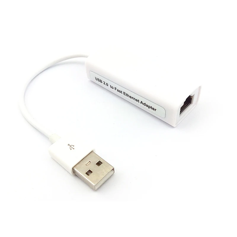 RJ45 To USB 2.0 LAN Ethernet Network Card Adapter Converter Cable Chip 8152 Network Cards For Laptop Tablet PC