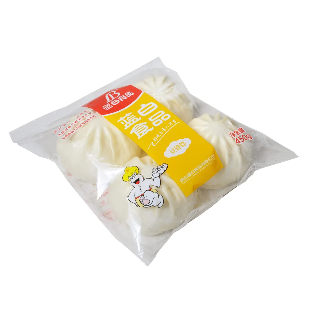 Chinese Food Chinese Snack Cooked Mantou Frozen Steamed Bread Bun Bean Buns