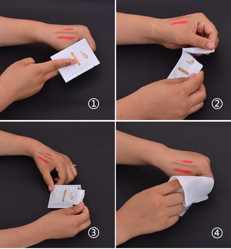 pure cotton make up removal wet towel single pack hot sale face cleaning wipes lady skin care wet napkin