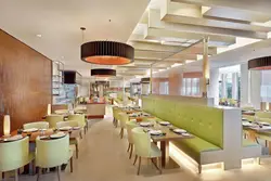 Modern Hotel Canteen Booth Seating Wooden Table And Chair Set Restaurant Furniture