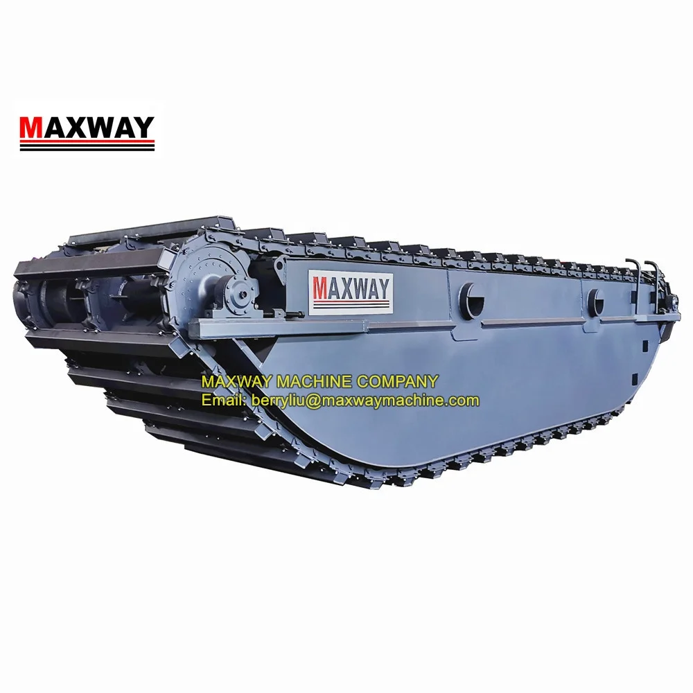 MAXWAY Big Float Amphibious Excavator Pontoon Undercarriage Price , Model: MAX200PU