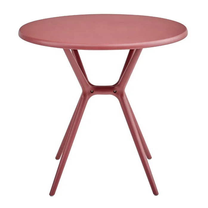 Factory Price Outdoor Plastic Cafe  Furniture Bistro Dining Table