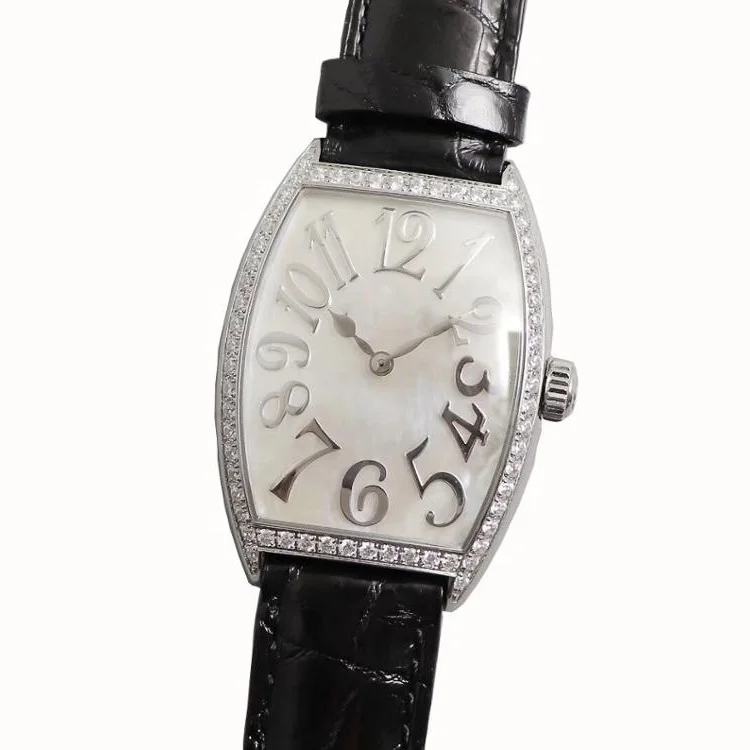 Fashion MOP Dial Claw Setting CRYSTAL Diamonds Lady Watch  Quartz Super Luxury women wrist watch