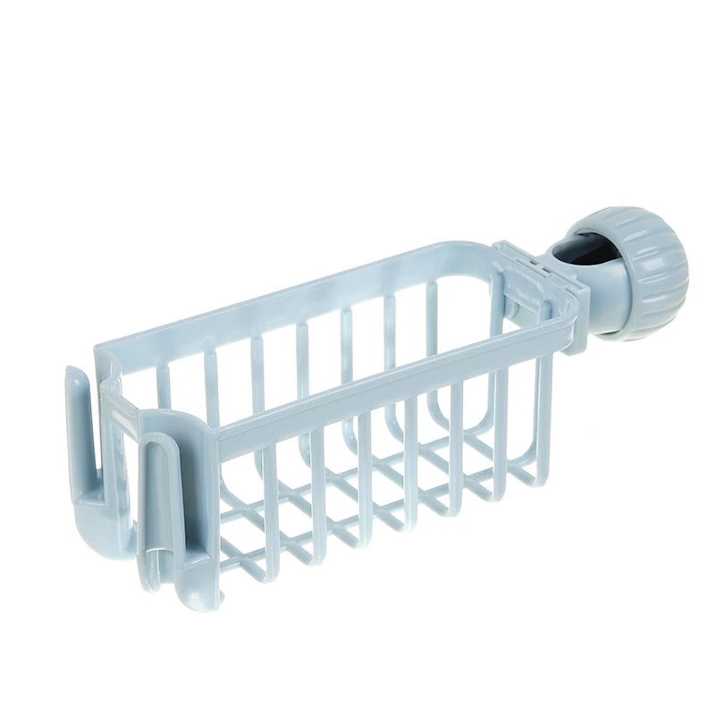 Sponge Soap Cloth Drain Rack Organizer Holder Shelf Hanging Punch Sink Faucet Storage Rack for Kitchen Bathroom