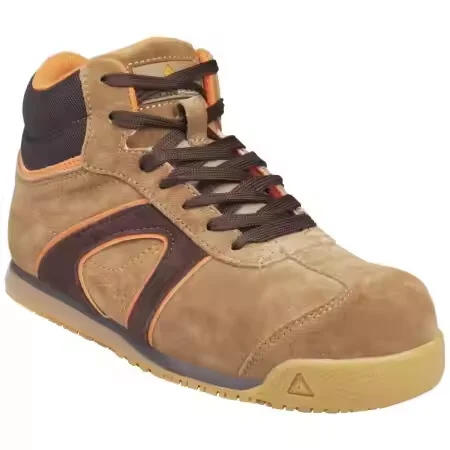 D-STAR SUEDE S1P Anti-static Anti-smash Anti-puncture Waterproof Safety Shoes Construction Tumbled Leather Safety Shoes