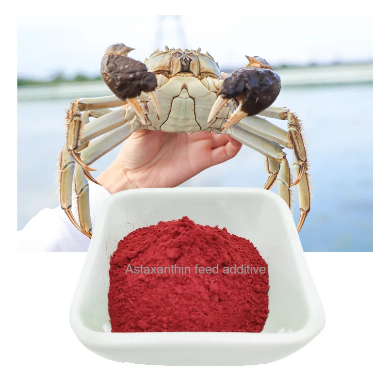Высокобезопасная Ферментированная 100% L-ASTAXANTHIN порошок 1% биосинтетическая кормовая добавка астаксантина для кур-несушек CAS