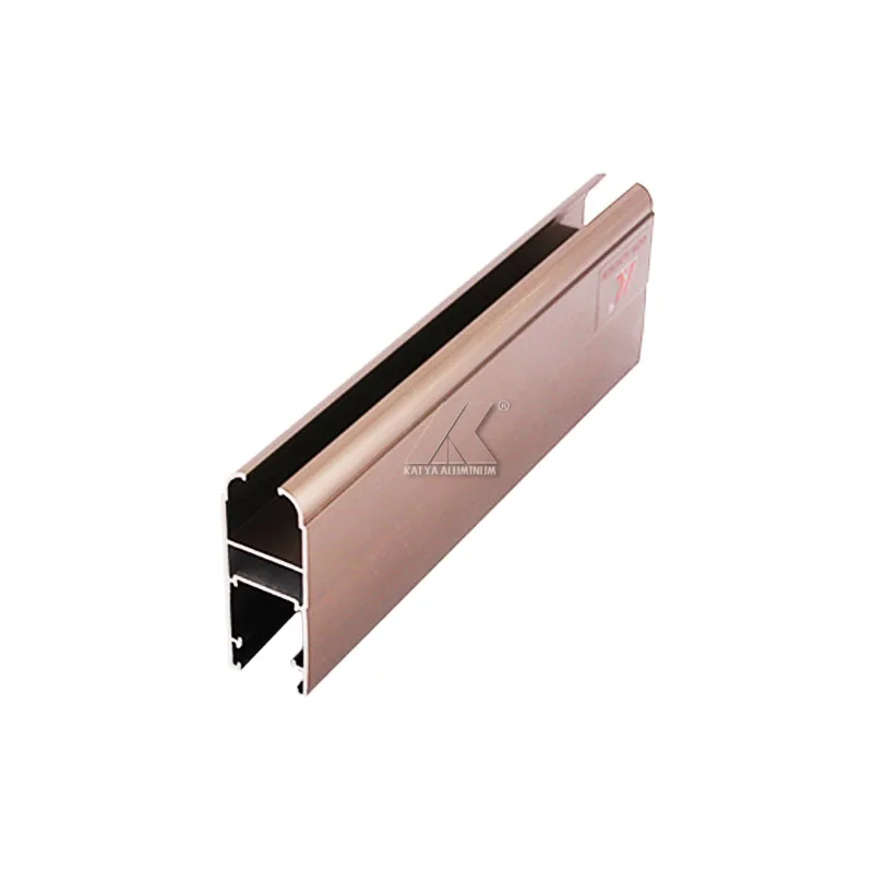 Anodized brown aluminium profile sliding window accessories for windows and doors