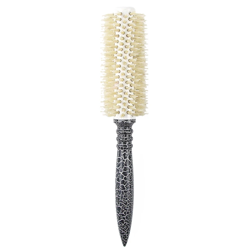 Boar Bristle Brush Round Brush Ceramic Styling For Blow Drying Rotating Hot Sale Salon Hair Tool Roller Hair Brush