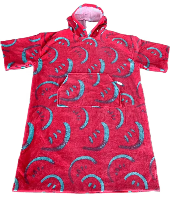Cotton Surf Beach Poncho Towel Beach Poncho Hoodie for sale