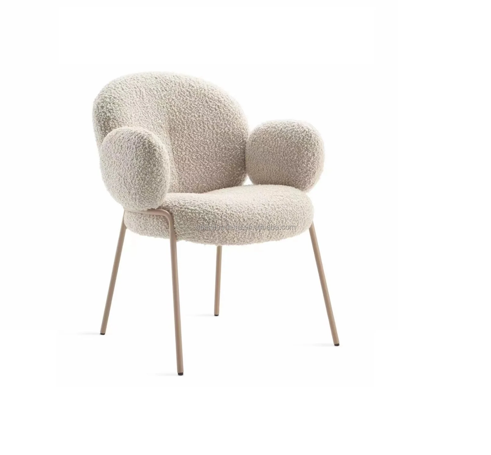 Оптовая продажа, современный роскошный Скандинавский дизайн, интерьер, гостиничный контракт, проект, темно-серого цвета, металлические ножки, мягкий боковой стул