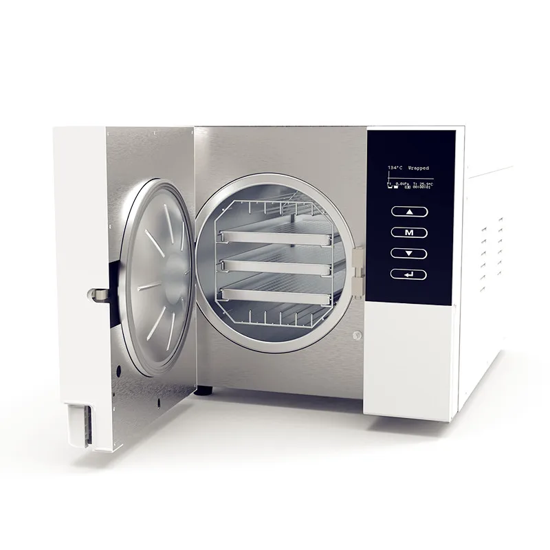 CE approved Autoclave Dental Steam Sterilizer 23L LCD Class B with vacuum pump and instantaneous Steam generator