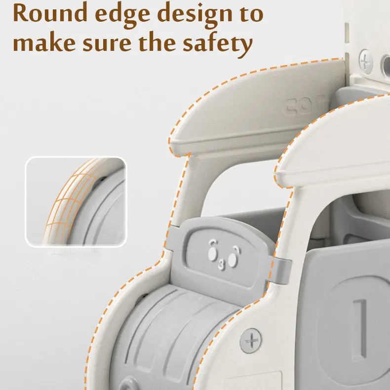 Larger Size Kids Furniture Custom Plastic Movable Baby Chest Corner Cupboard Rack Children Bedroom Toys Storage Organizer