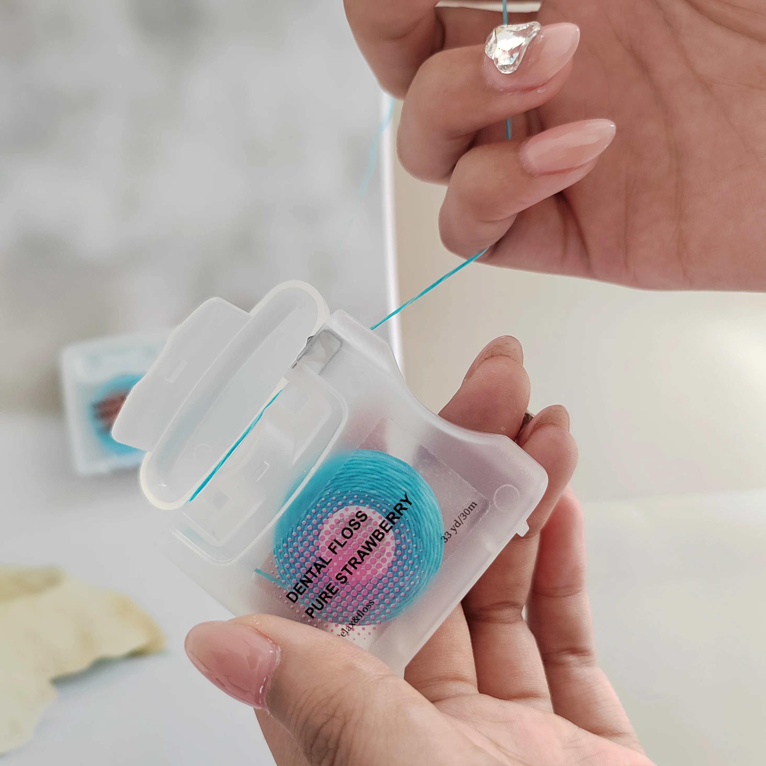 Daily Care New Arrival Nylon Coconut Oil Tooth Dental Floss Cheapest Dental Floss For Oral Care