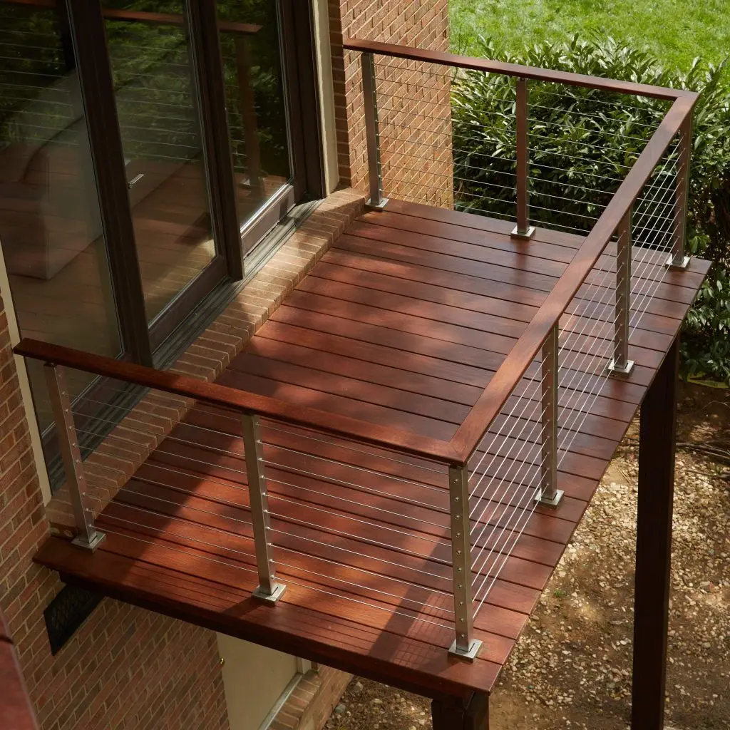 Wire railing system  front porch railing kit