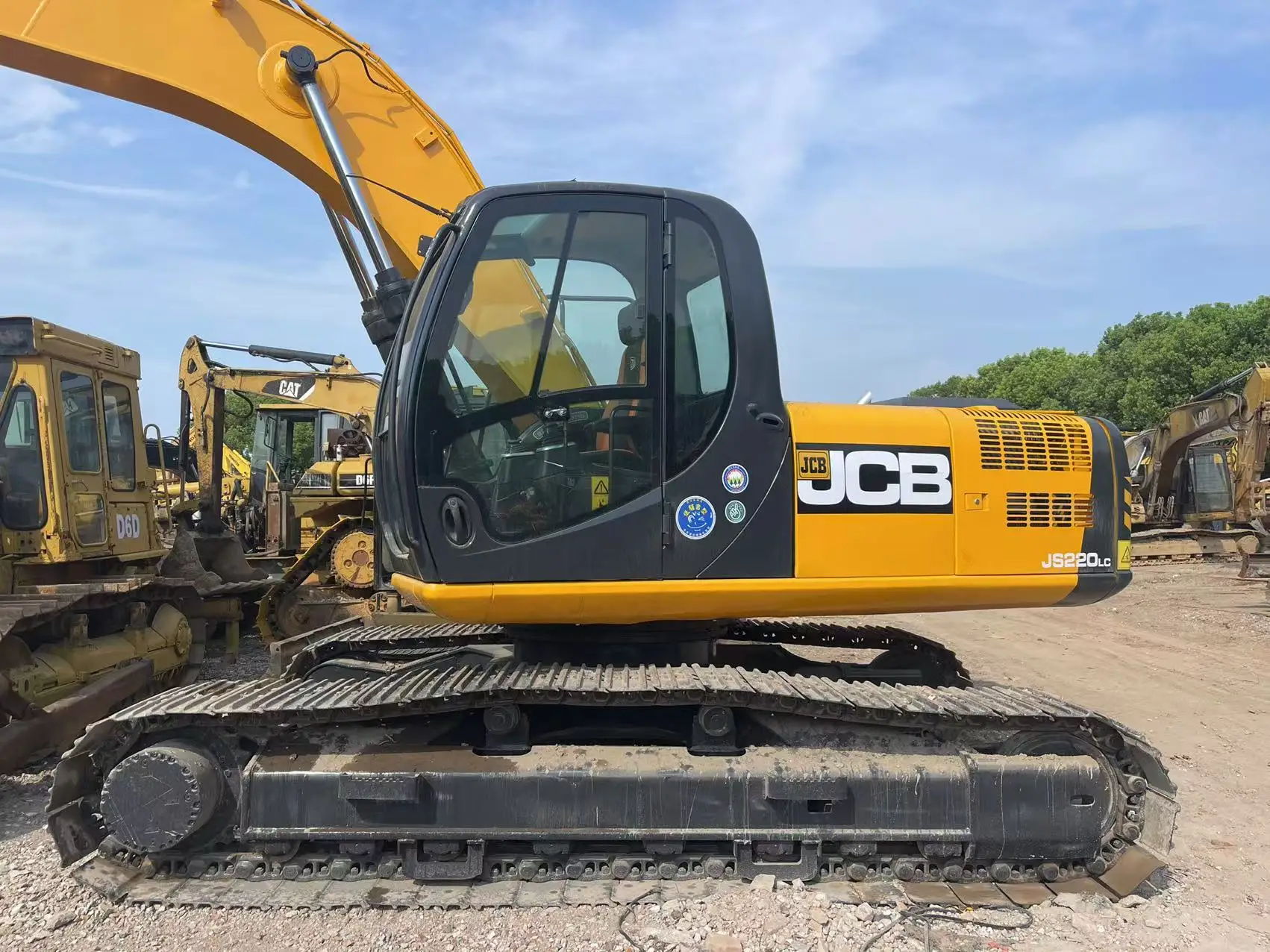 CYQ machinery used JCB JS220LC excavator JCB excavators used digger cheap used excavators