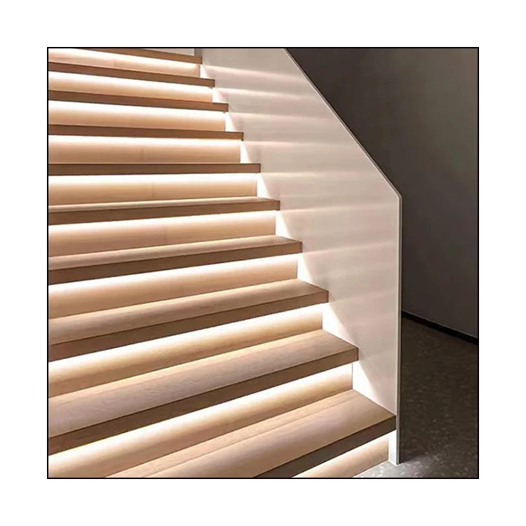 Motion sensor LED Cob line light chasing water LED staircase step light DC12V 24V intelligent sensing linear light